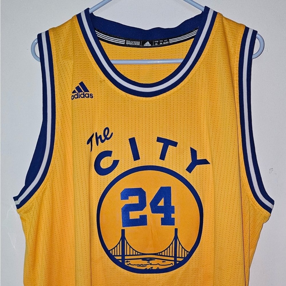 Adidas Yellow and Blue Men's Jersey